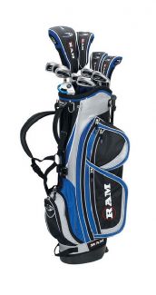 CONCEPT 3G MENS GRAPHITE GOLF SET WITH STAND BAG Right Hand / Regular / Blue