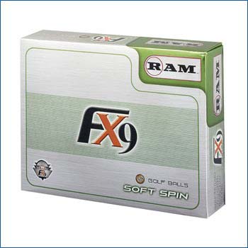 Ram FX9 SOFT SPIN GOLF BALL PACK