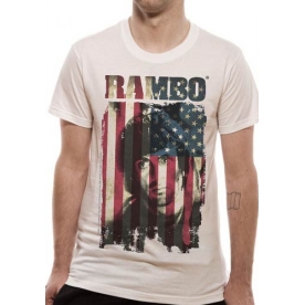 RAMBO  Flag T-Shirt Large