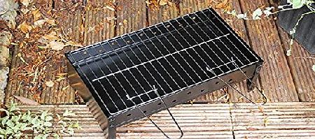 Rammento Portable BBQ Grill Charcoal Barbecue Table Top Coal Collapsible Camping Outdoor Garden Grill BBQ