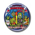 Ramones Happy Family Button Badges