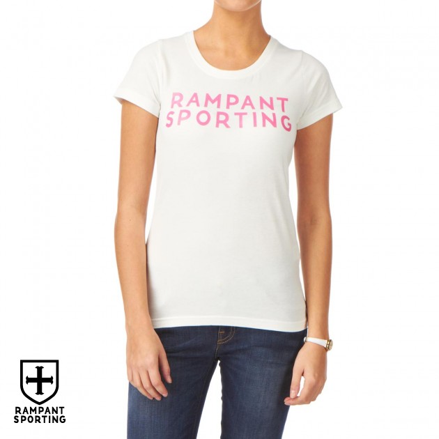 Womens Rampant Sporting Classic Tee T-Shirt -