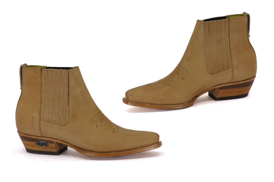 Ranch House Loblan Cowboy Boots - 298 - Cafe