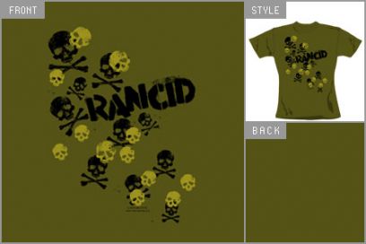 Rancid (Skulls) Skinny T-shirt