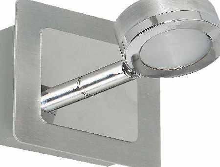 Ranex LED Bathroom Wall Light Brushed Stainless