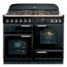 Rangemaster CLAS110DFF range cookers in Black /