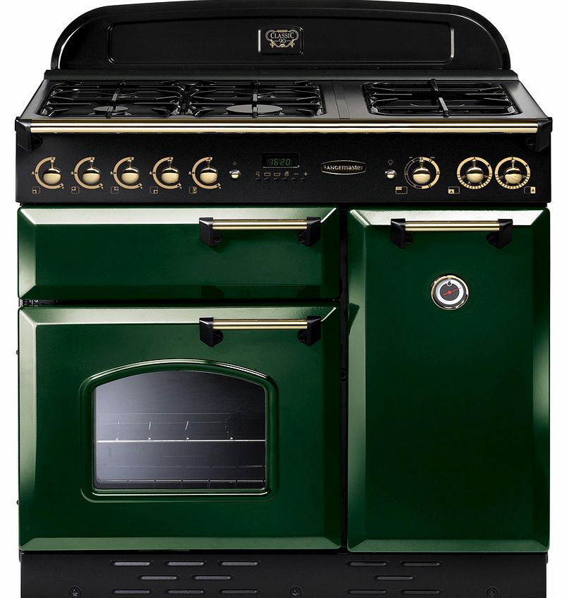 Rangemaster CLAS90NGFRGB Gas and Dual Fuel Cookers