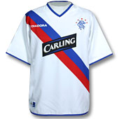 Rangers/Diadora Glasgow Rangers Boys Away Shirt 2004 - 2005.