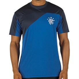 Rangers Mens Panel T-Shirt Reflex Blue