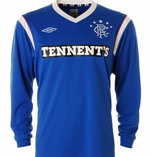 Rangers Umbro 2011-12 Glasgow Rangers Long Sleeve Home Shirt