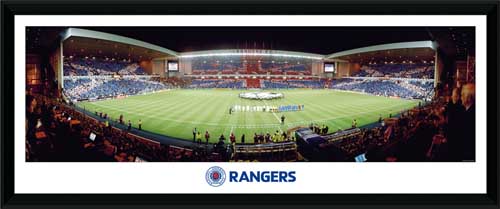 Rangers v Inter Milan `nion Jack`Flags - Panoramic