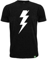 Mans Lightning Strike Organic Cotton Tee - get