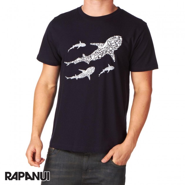 Rapanui Mens Rapanui Save Our Seas T-Shirt - Blue