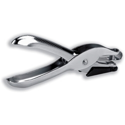 Rapesco 25 Single Hole Punch Chrome Ref PF25A001