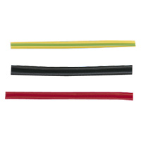 100M BLACK MAINS CABLE SLEEVING 6MM RC