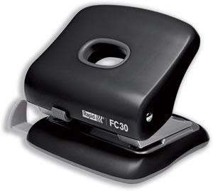 Rapid FC30 Punch 2-Hole Capacity 30x 80gsm Black