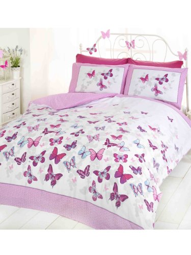 Butterfly Flutter Single Duvet Cover and