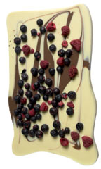 Raspberry and Blackcurrant Slab