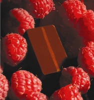 Raspberry chocolates by Paul Wayne Gregory, 960g