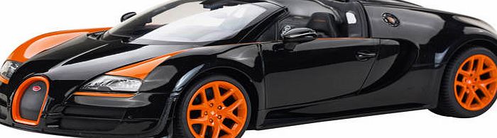 Rastar RC Bugatti Black 1:14