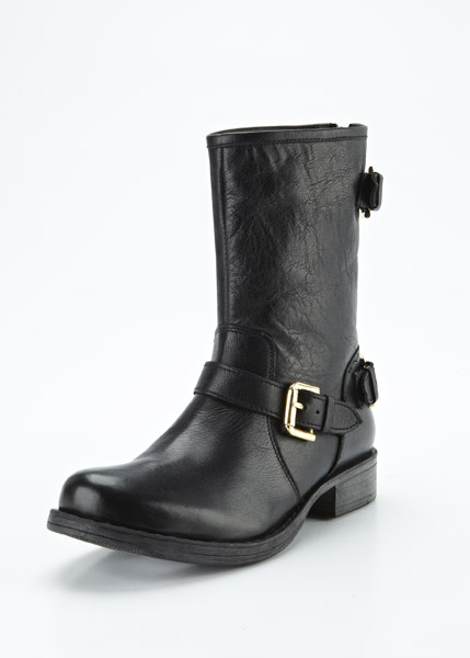 Ravel Buckle Detail Boot With Rear Zip Fastening