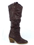 Garage Shoes - Gianfranco - Womens Long Leg Boot - Brown Size 5 UK