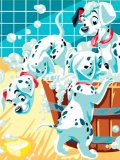 101 Dalmations paint by numbers