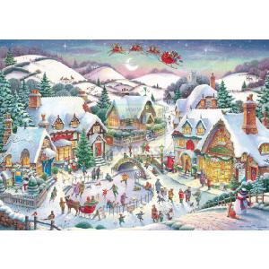 Christmas Crossword on Christmas Eve 1000 Piece Jigsaw Puzzle 1000 Pieces Size When Complete