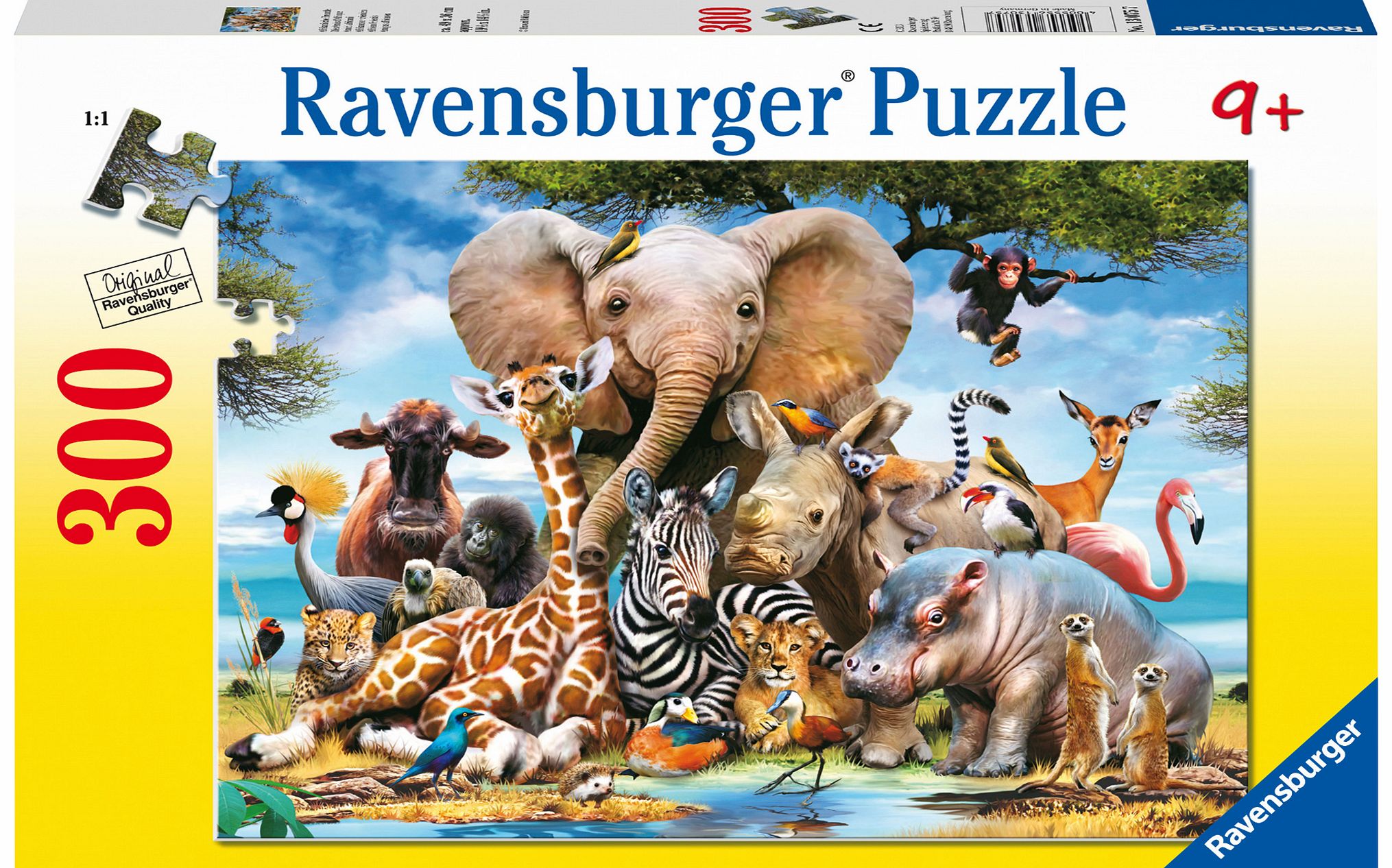 Ravensburger African Friends 300 Piece Jigsaw Puzzle