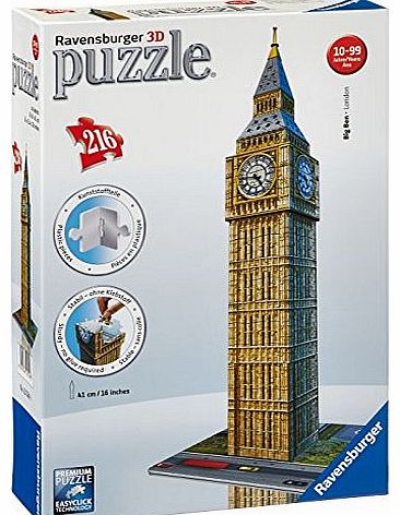 Ravensburger Big Ben Building 3D Puzzle, 216 piece
