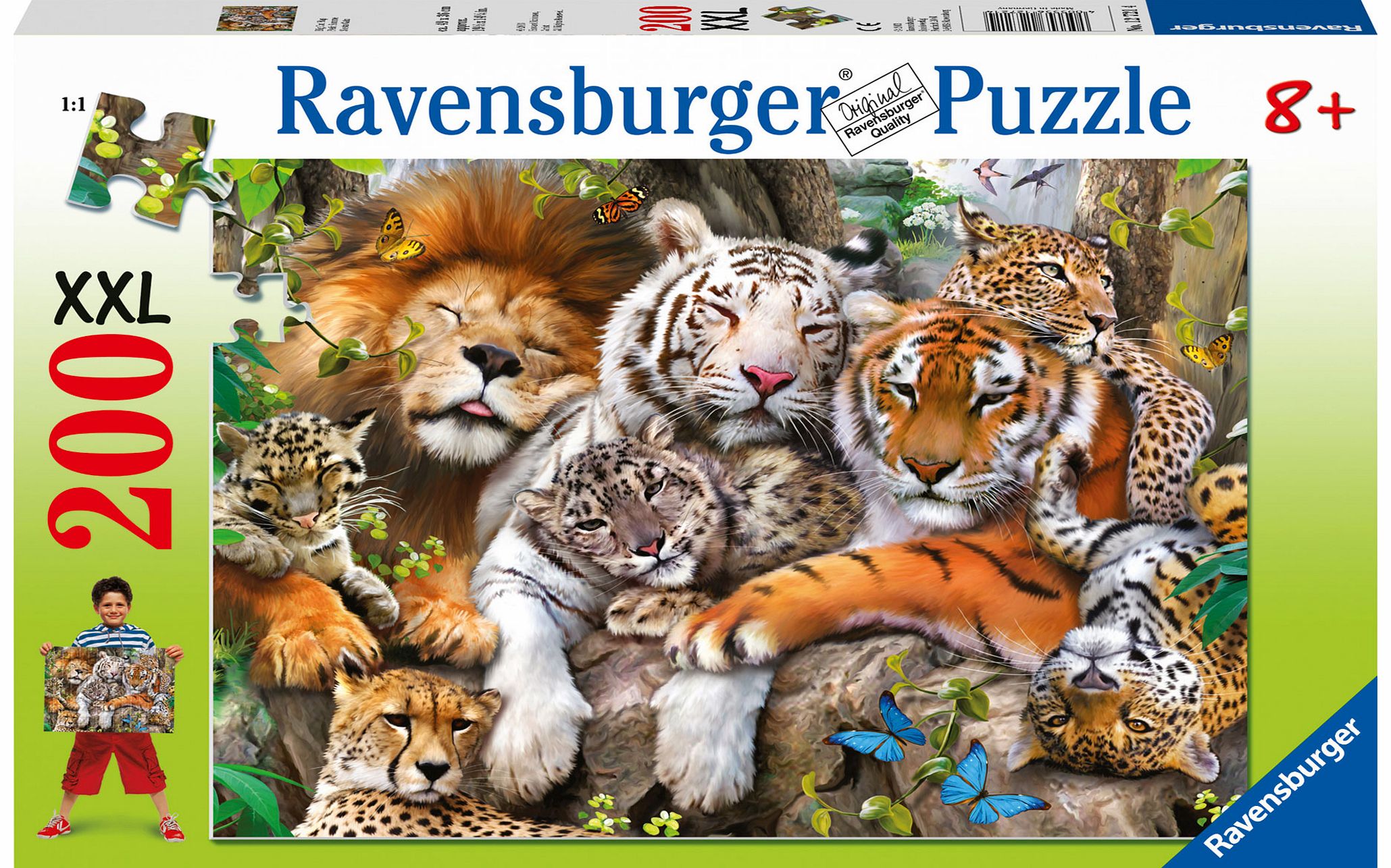 Ravensburger Big Cat Nap 200 Piece Jigsaw Puzzle - XXL