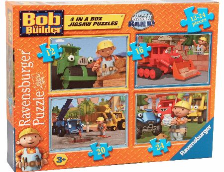 Ravensburger Bob The Builder 4 In A Box Puzzle