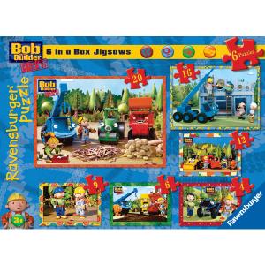 Ravensburger Bob The Builder 6 In A Box Jigsaw Puzzles