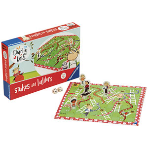 Charlie and Lola Snakes and Ladders Game