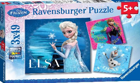 Ravensburger Disney Frozen 3 x 49 Piece Puzzles