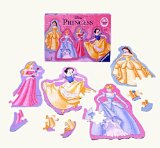 Disney Princess - 4 Shaped Jigsaws