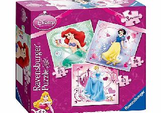 Ravensburger Disney Princess 3 in a Box Jigsaw