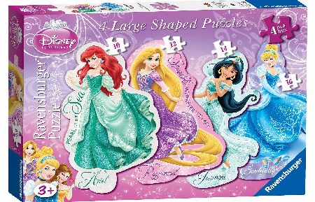 Disney Princess 4 shaped puzzles