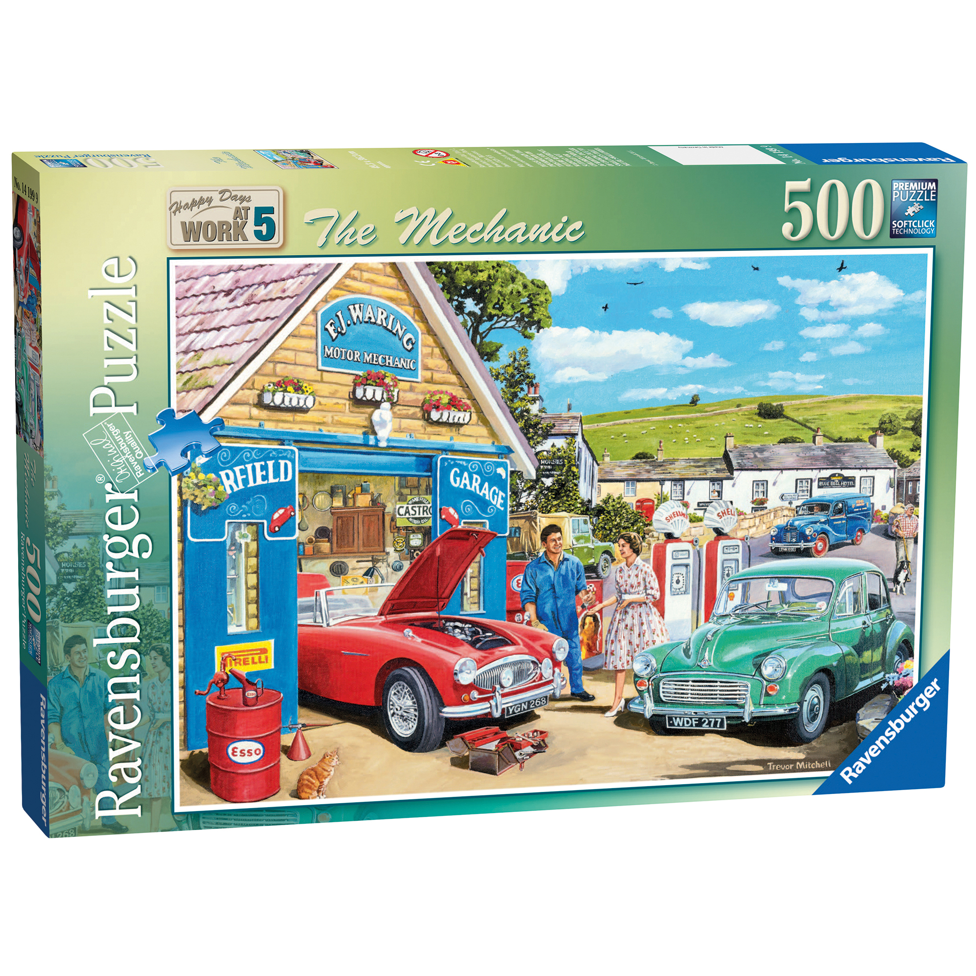 Ravensburger Happy Days at Work 500 Piece Puzzle - The Mechanic