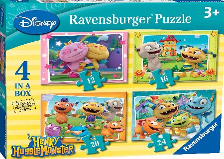 Ravensburger Henry Hugglemonster 4 In A Box Puzzle