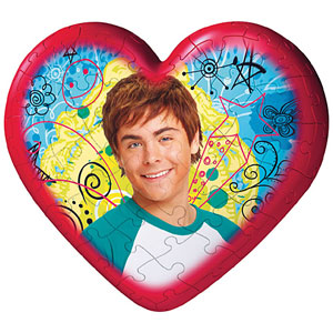 High School Musical 2 60 Piece Heart Shaped Junior Puzzle Ball