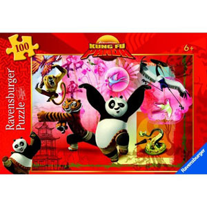 Ravensburger Kung Fu Panda Fun With Po 100 Piece XXL Puzzle
