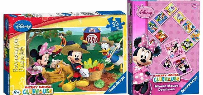 Ravensburger Minnie Mouse Dominoes and Mickey