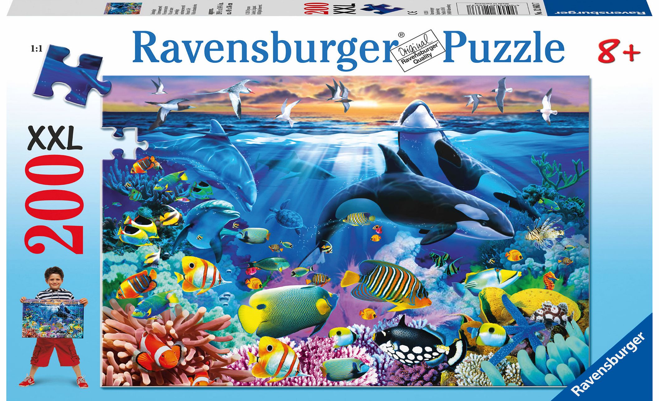 Ravensburger Ocean Life 200 Piece Jigsaw Puzzle - XXL