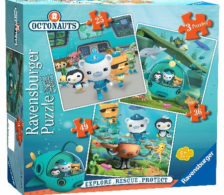 Octonauts 3 In A Box Puzzle