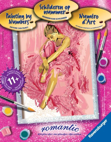 Ravensburger Paint By Numbers - Ballerina with glitter