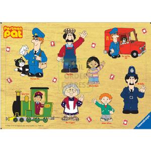 Ravensburger Postman Pat Lift and Look Wooden Playtray