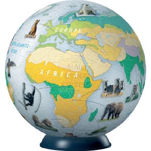 Puzzleball National Geographic World Map 240 Piece Jigsaw Puzzle