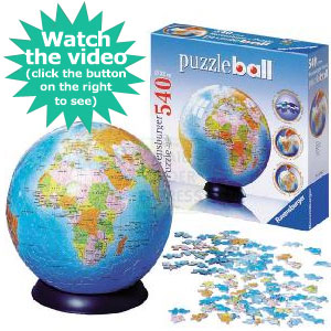 Ravensburger Puzzleball The World 540 Piece