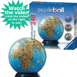 Puzzleball World Map 240 Piece